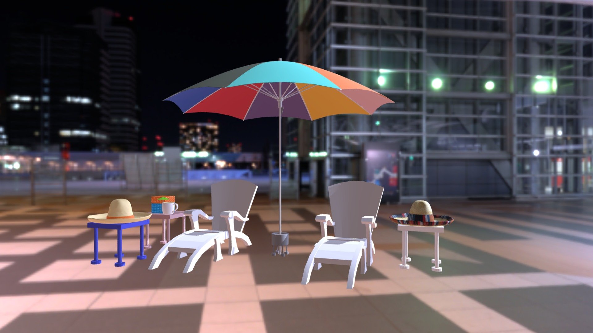 Parasolumbrella 3d model