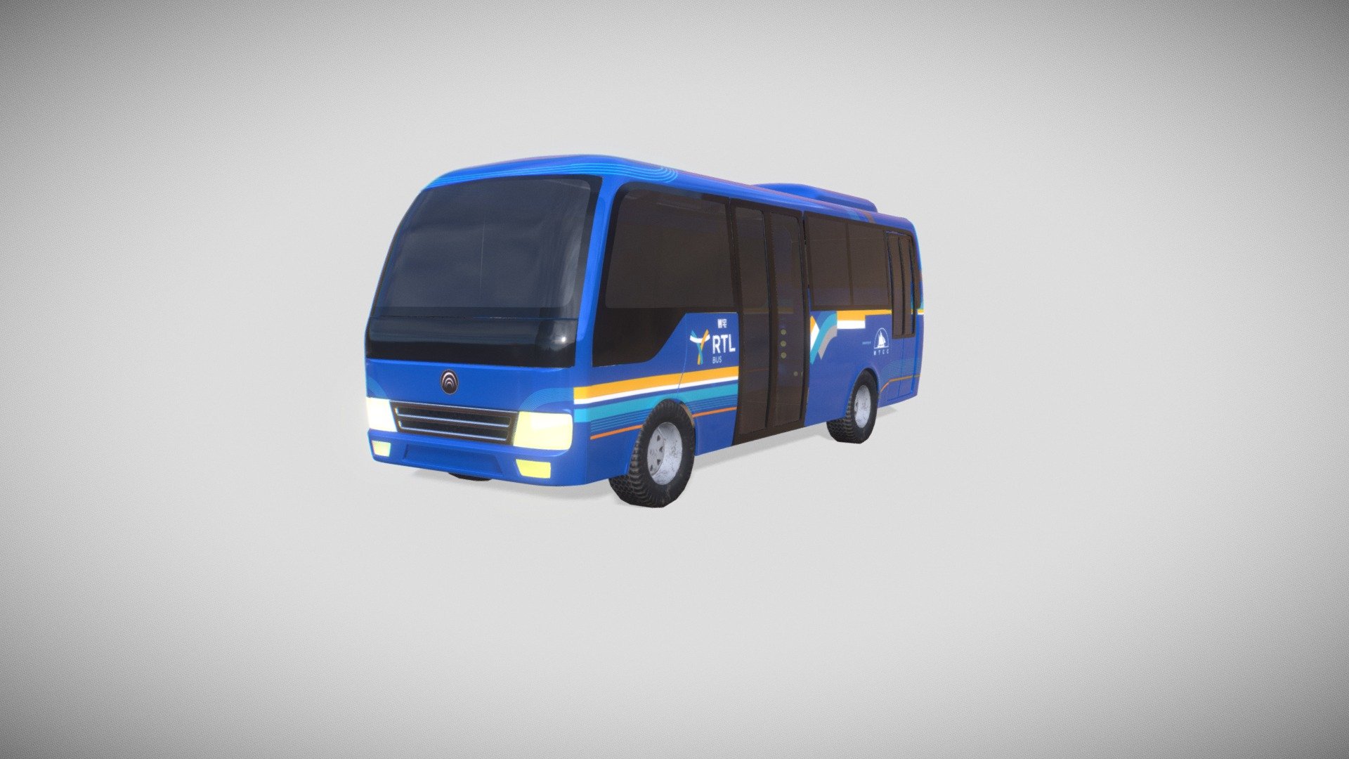 MTCC RTL minibus 3d model