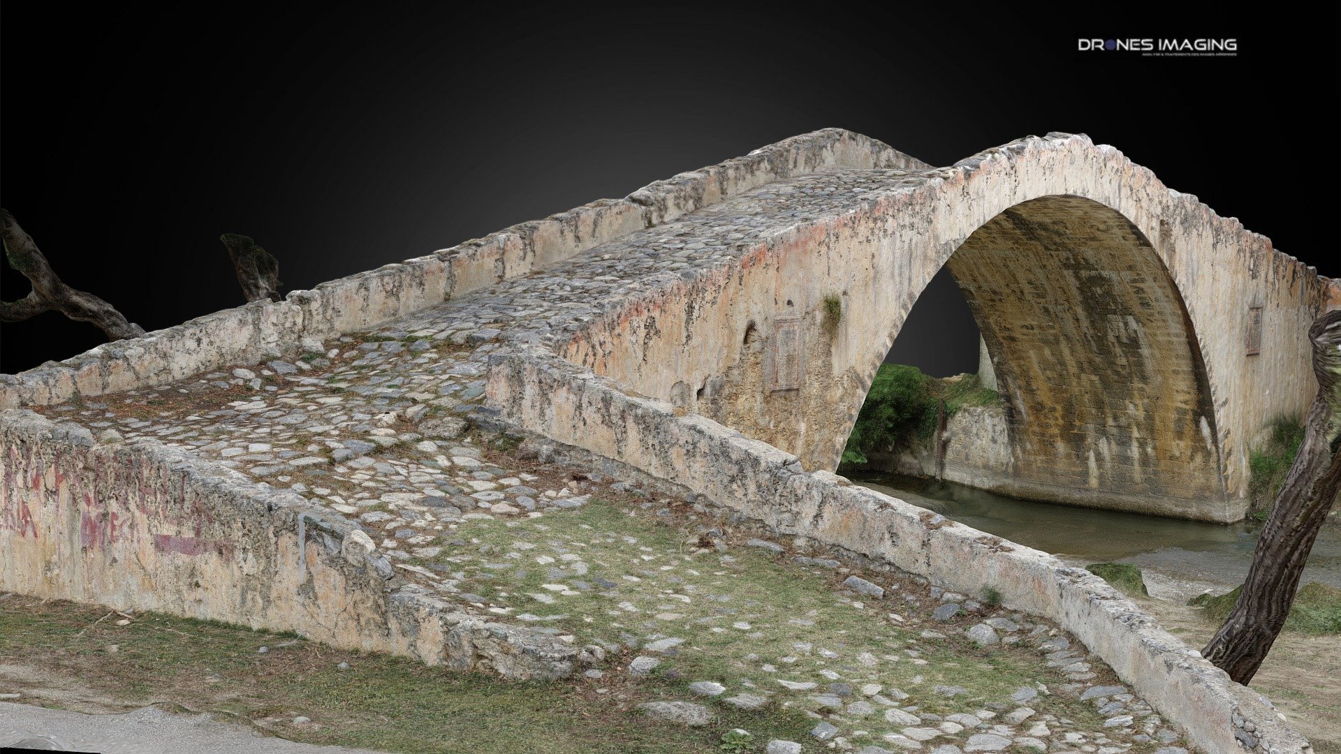 Preveli old bridge 3d model