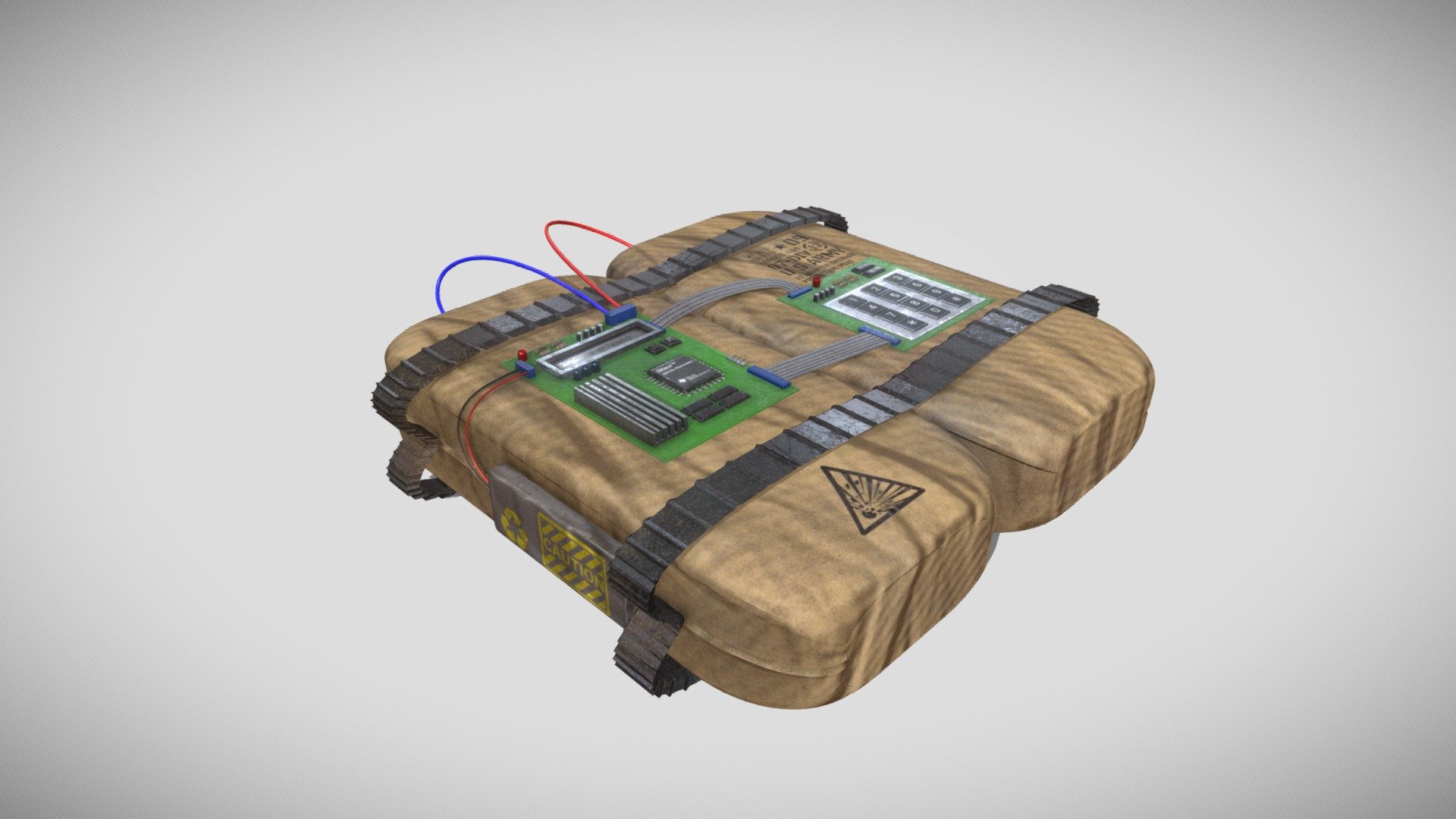 C4 Explosive 3d model