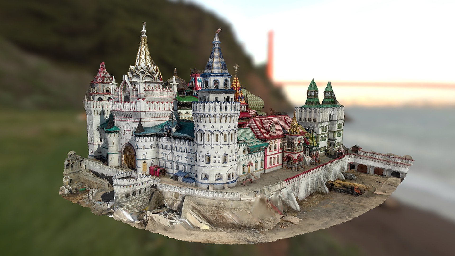 Izmailovo Kremlin part 3d model