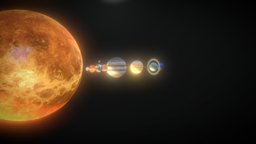 Solar System Paint 3D