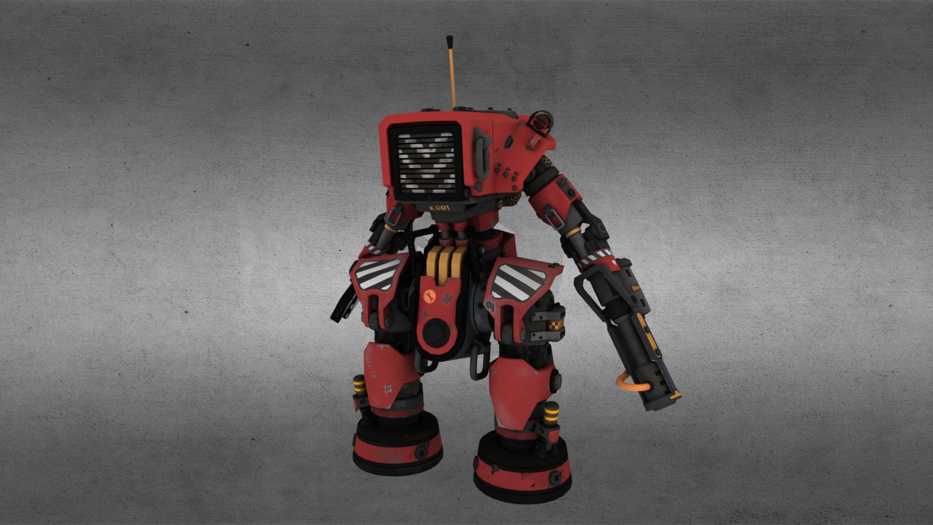 Engineer Mech 3d model