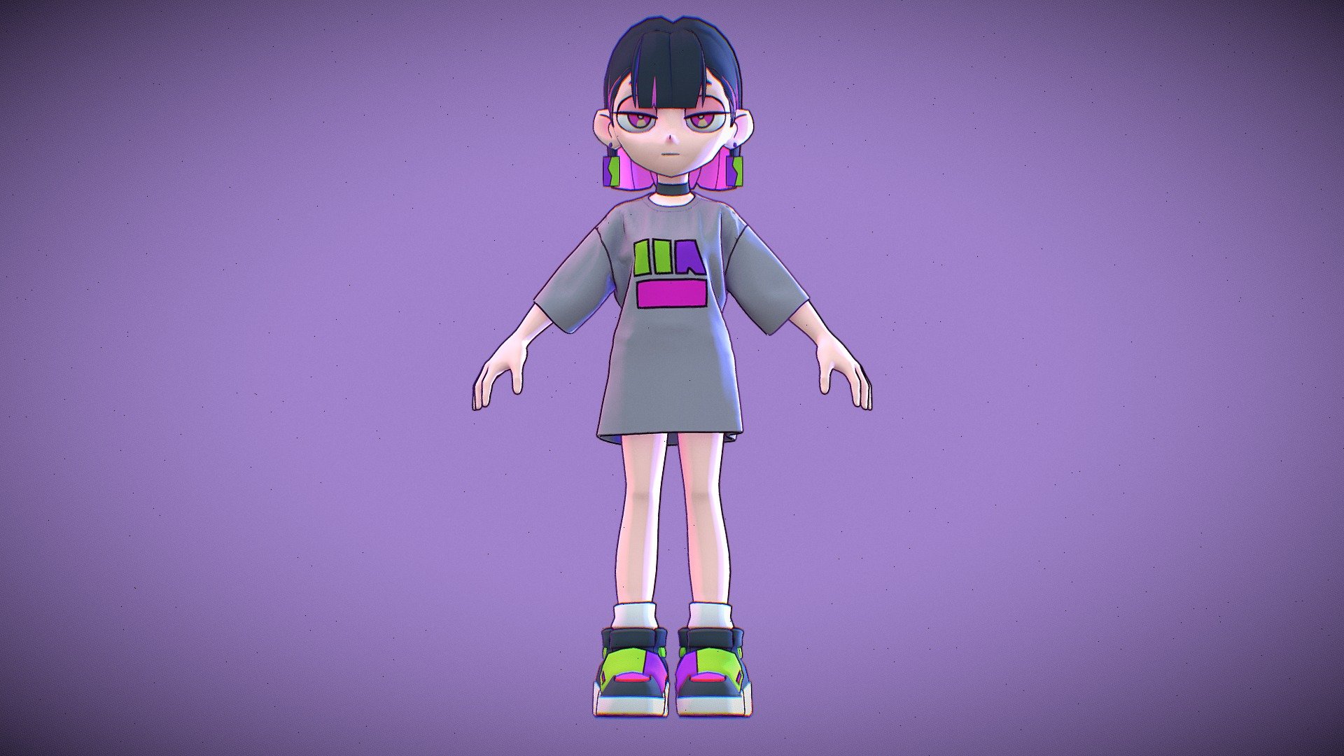 Nira-chan 3d model