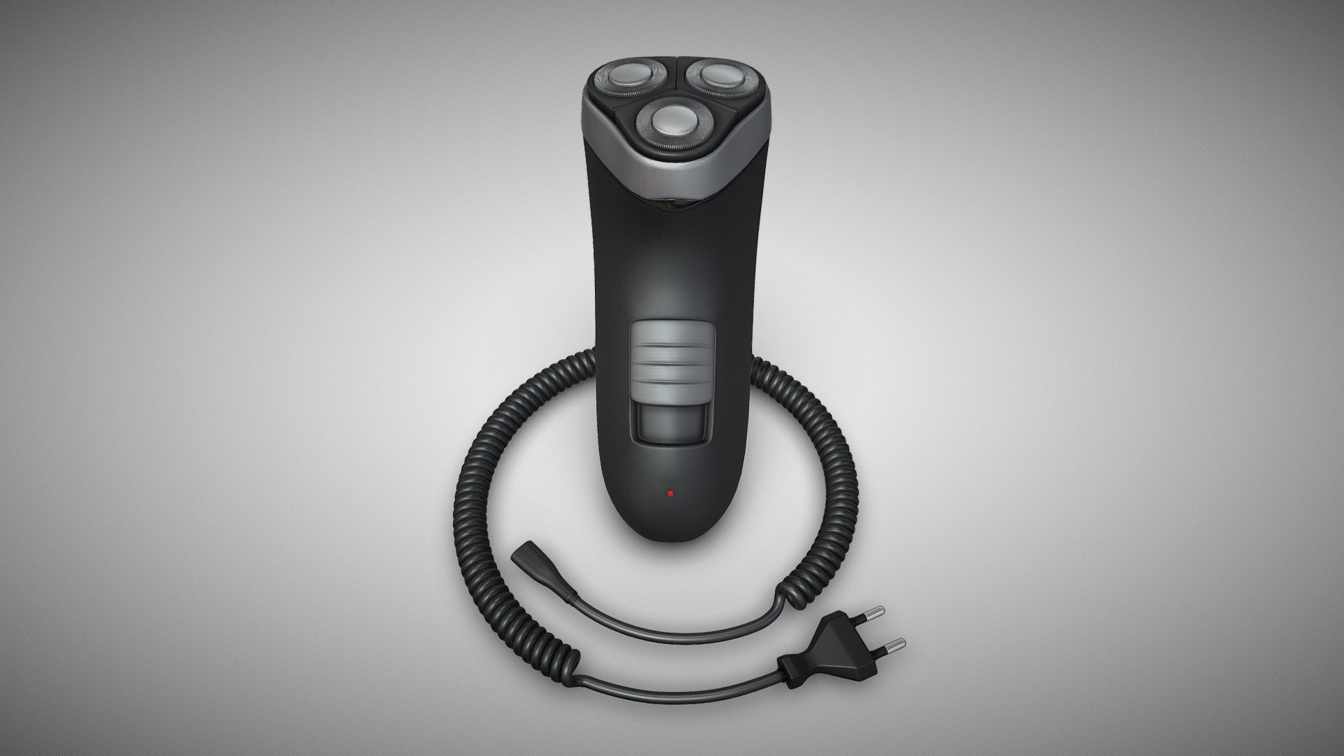 Electric Shaver  With Charging Cable 3d model