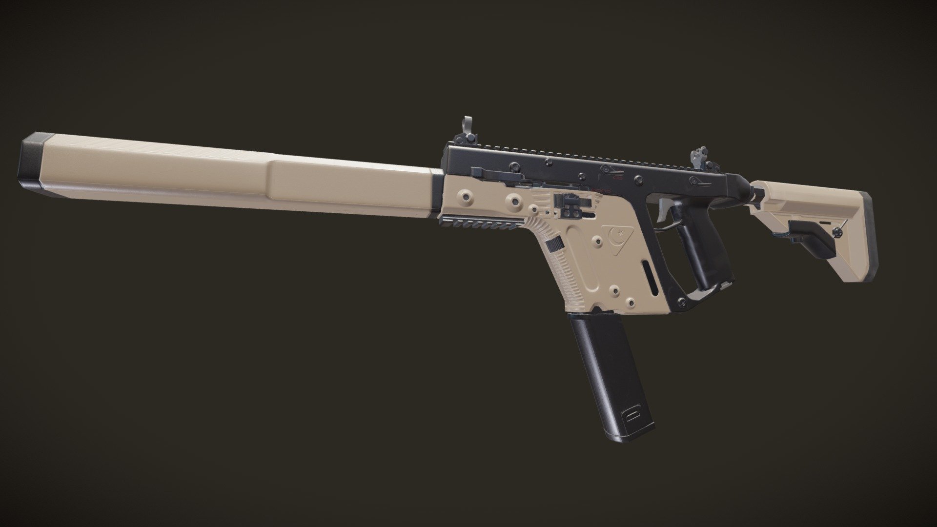 Kriss Vector 3d model