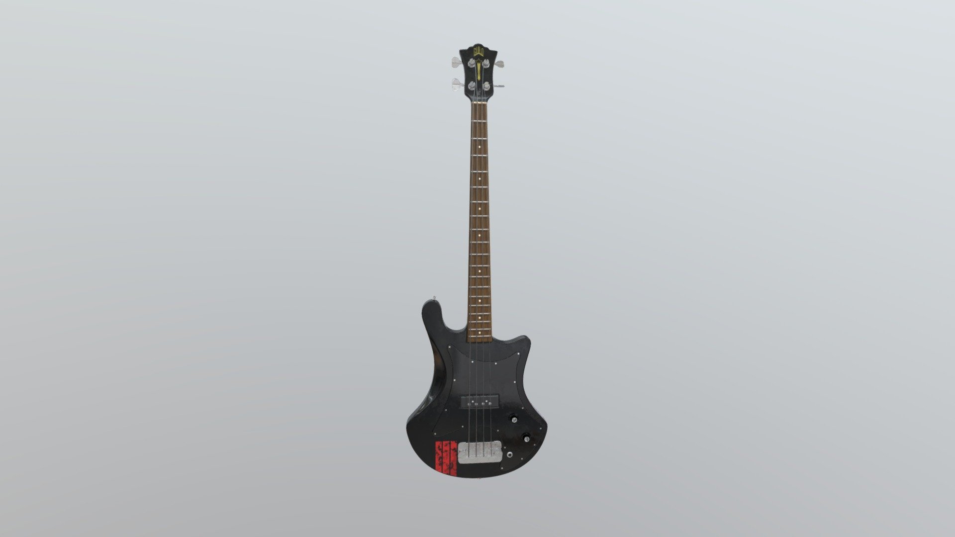 Bass Guitar 3d model