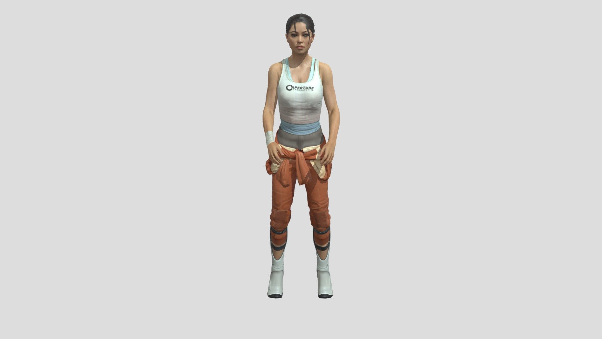 Chell Portal2 3d model