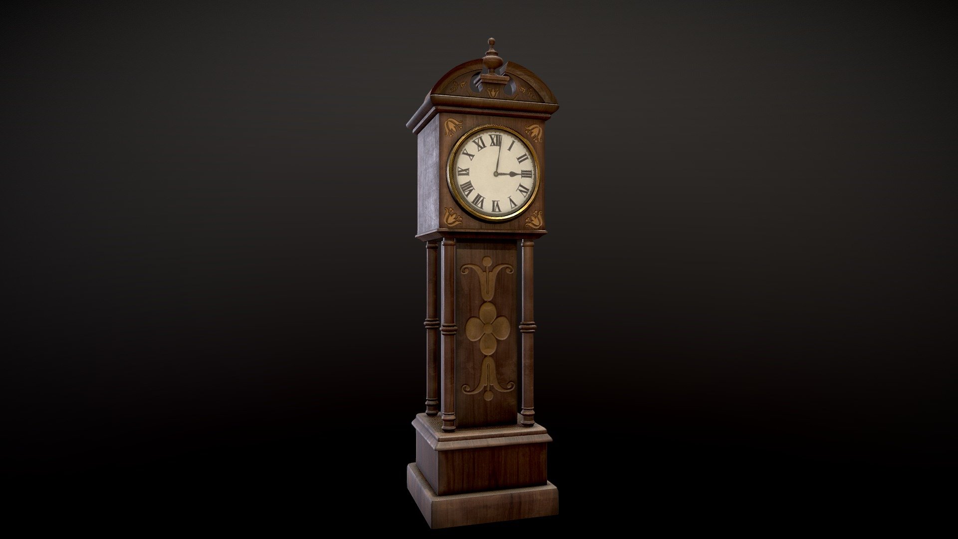 Old Clock 3d model