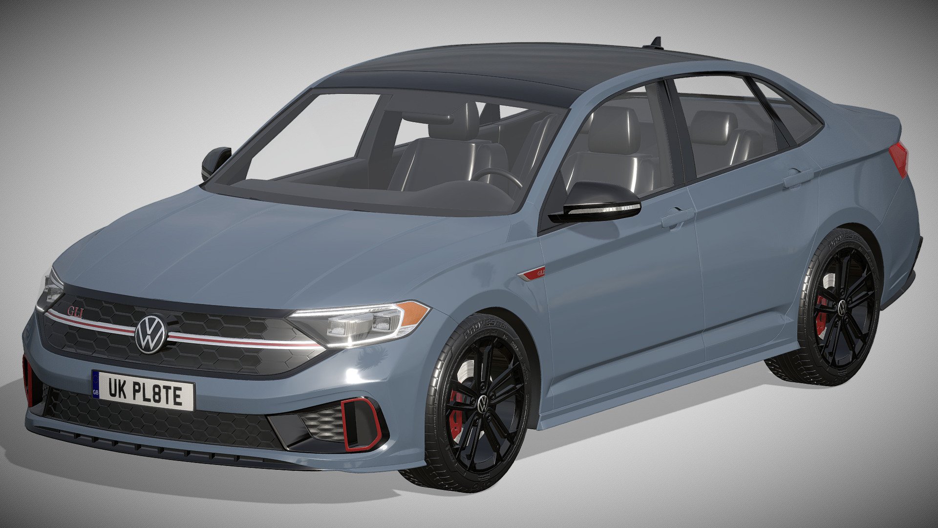 Volkswagen Jetta GLI 2022 3d model