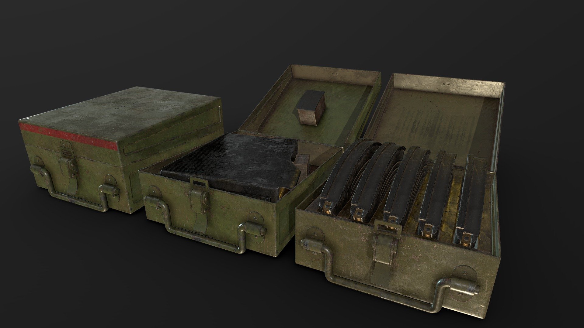 Ammo box for 31M and 36M Solothurn 3d model