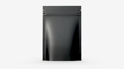 Mylar pouch plastic bag mockup 08