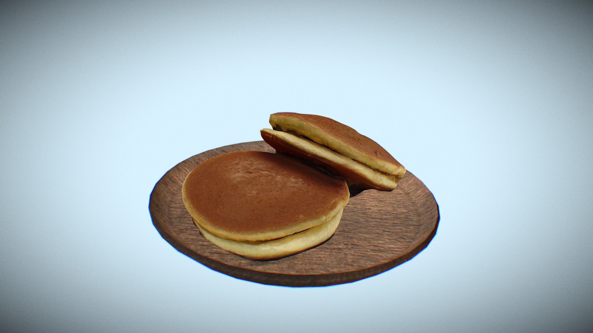 銅鑼燒 Dorayaki どら焼き 3d model