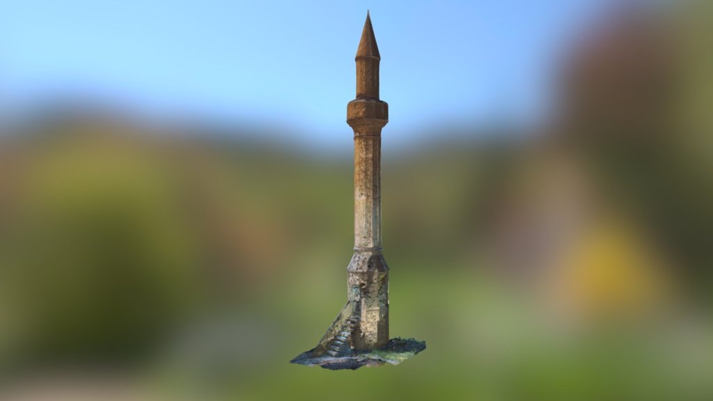 Érdi minaret 3d model