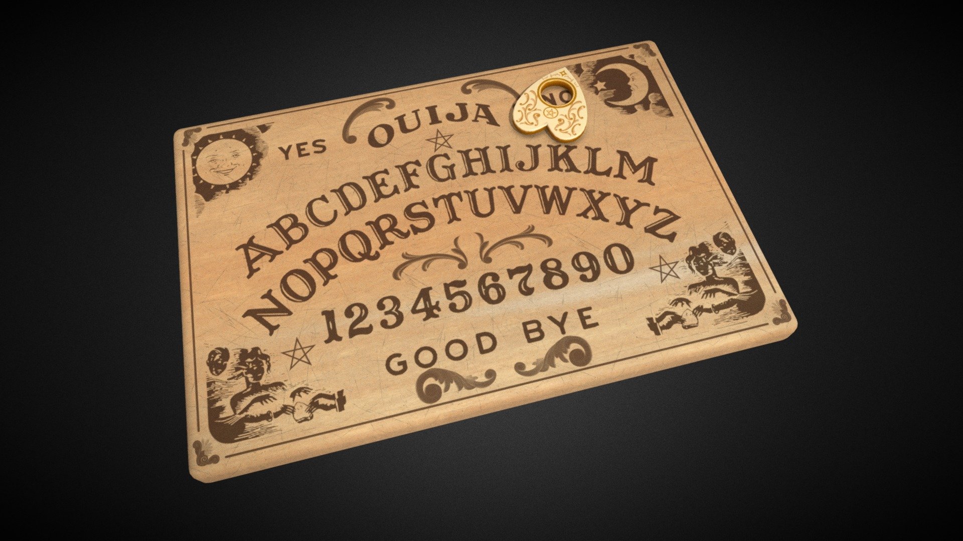 Ouija Board 3d model