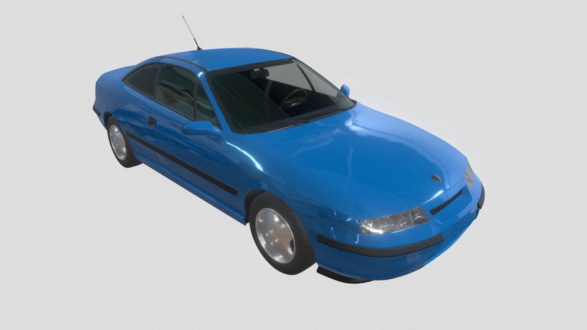 Opel Calibra 1990 3d model