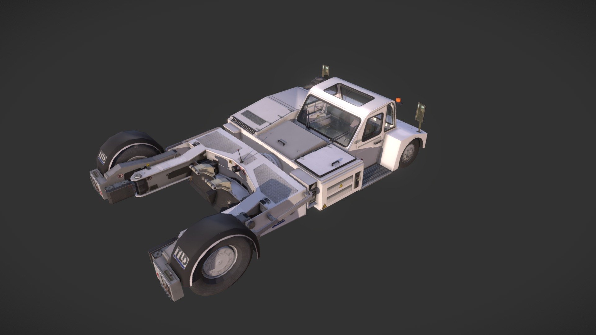 Towbarless Truck 3d model