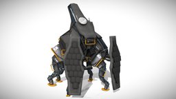 Robot concept "shild basher"