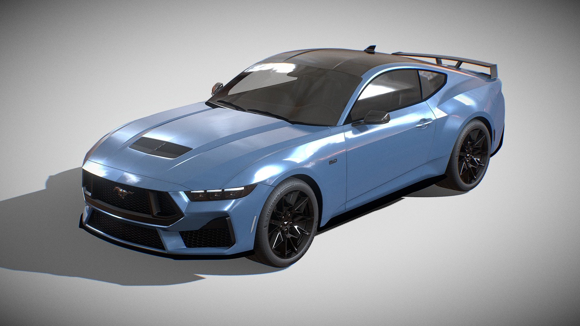 Ford Mustang 2024 GT 2024 3d model