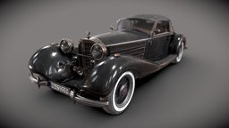 [GameReady] 1930s Vintage Cabriolet Vehicle