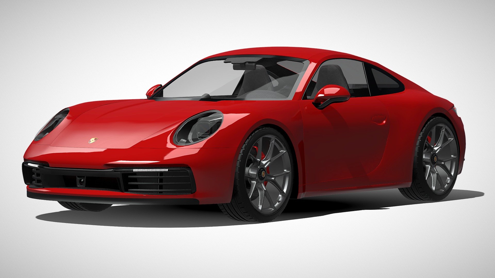 Porsche 992 Carrera 4S (2022) 3d model