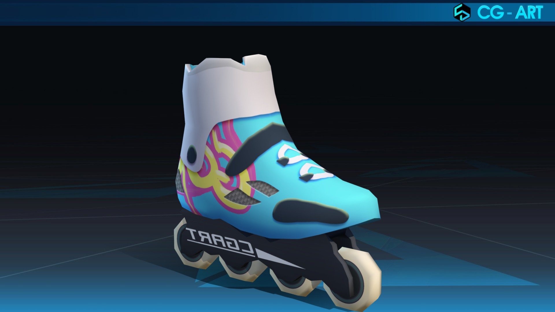 Patin Shoes 3d model