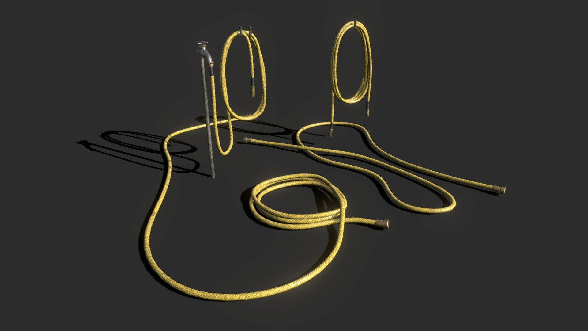 Water Garden Hose 3d model