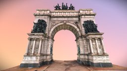 Grand Army Plaza Arch: 3 Cam and Drone Scan