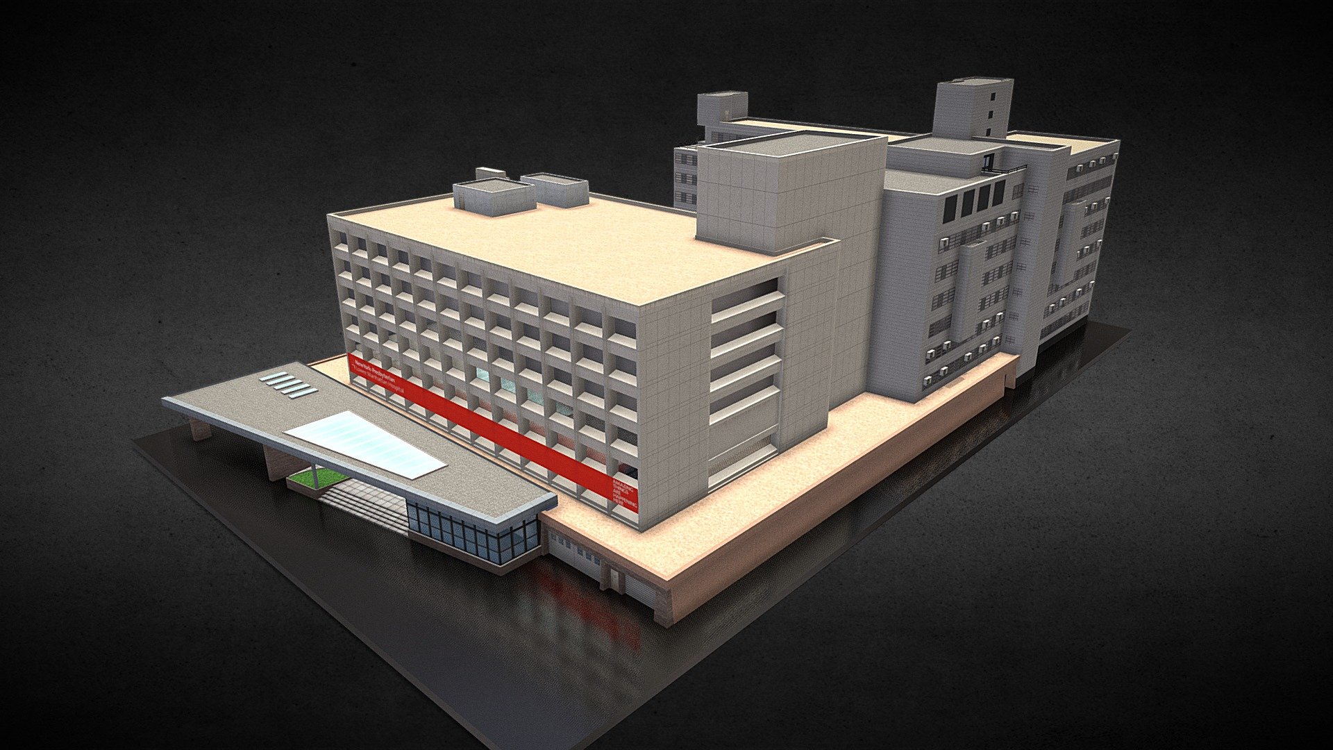 NewYork-Presbyterian Hospital 3d model