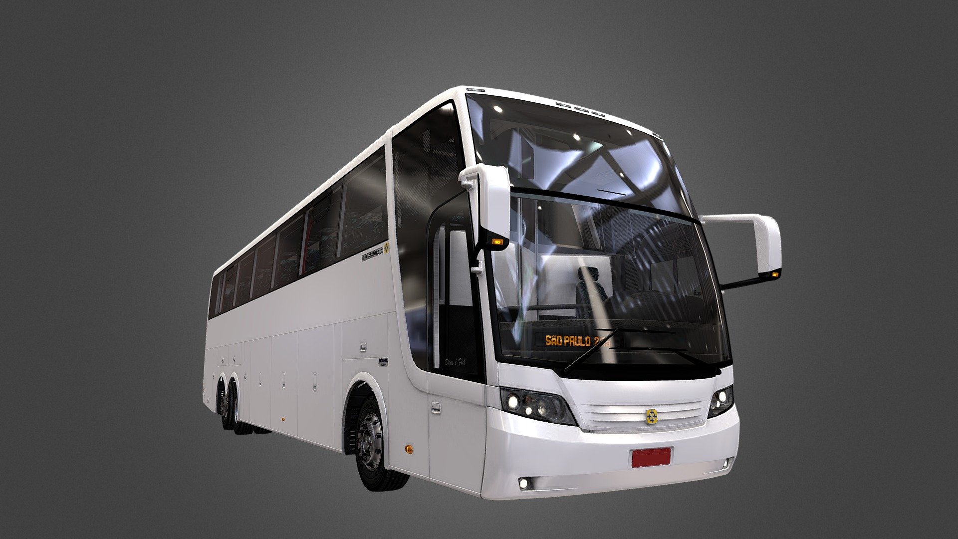 Jum Buss 380 Scania 2007 3d model