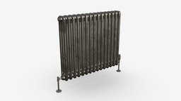 Horizontal column bare radiator 02