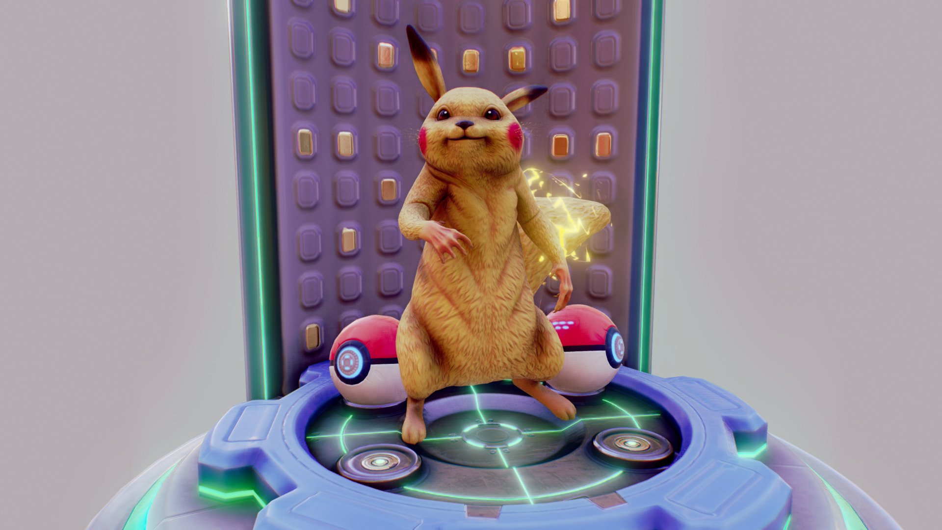 Pikachu 3d model