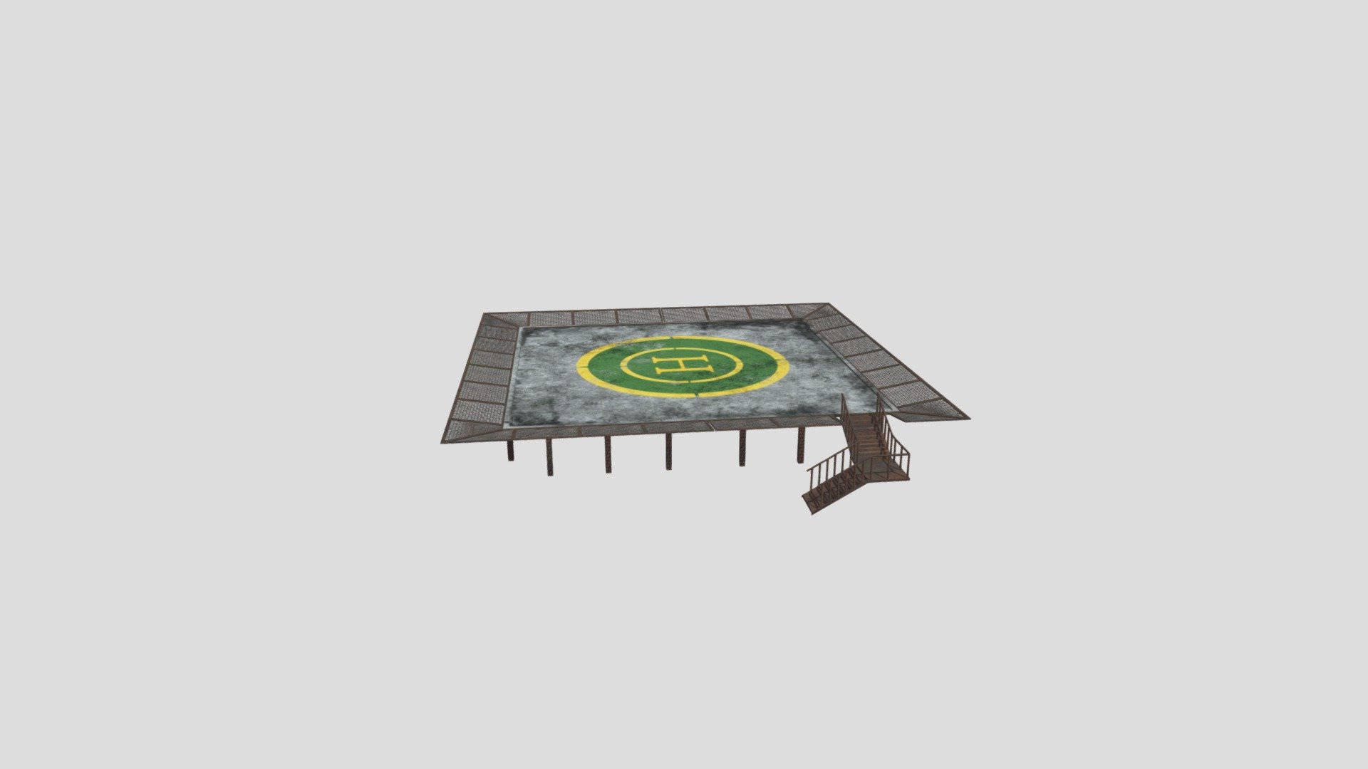 Helipad 3d model