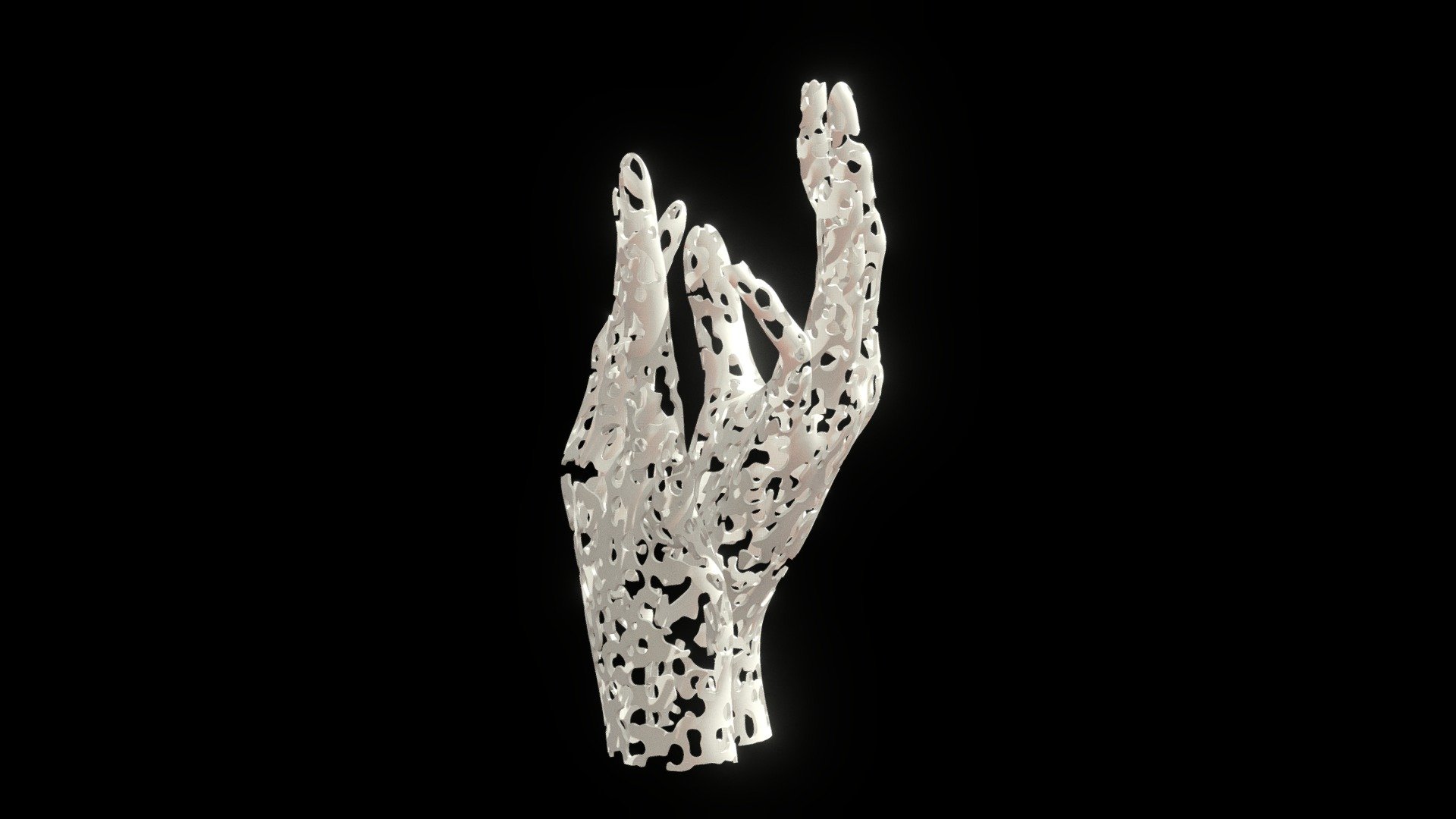 Hand Sculpture 3d model