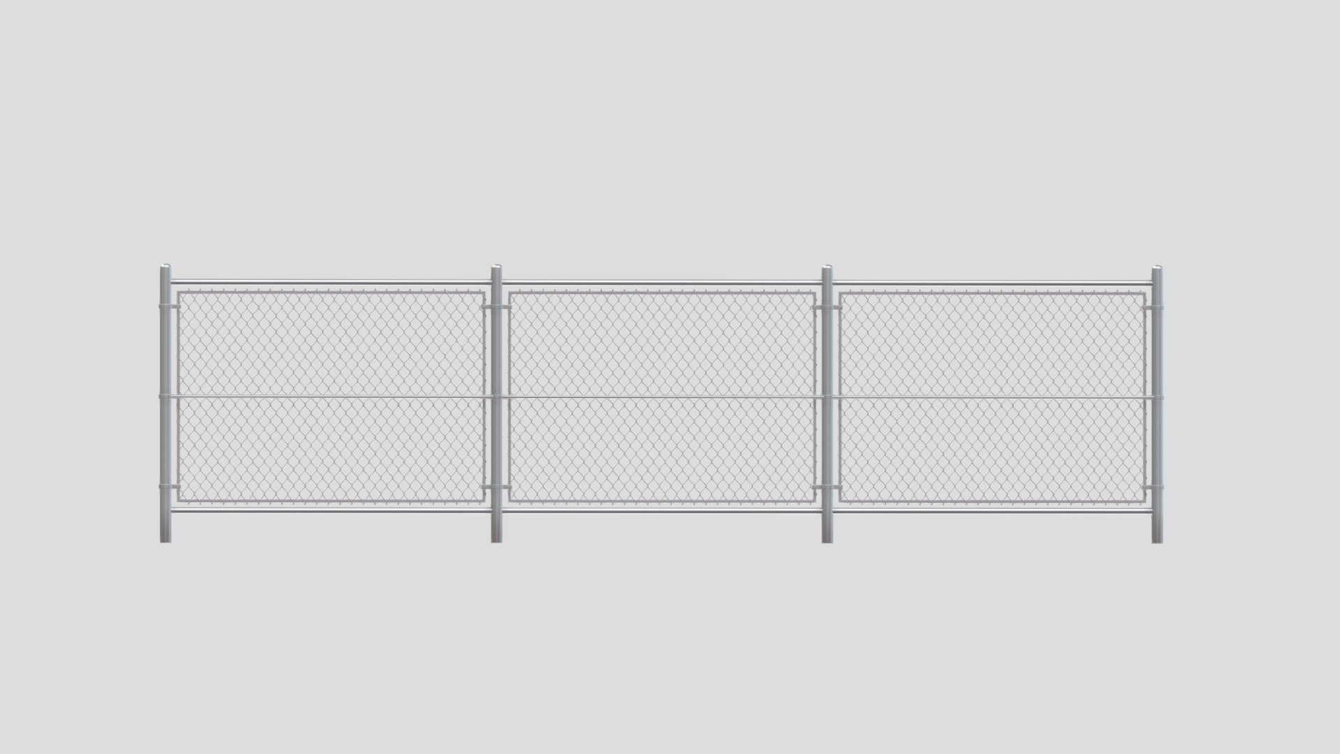 Chain Link Fence 3d model