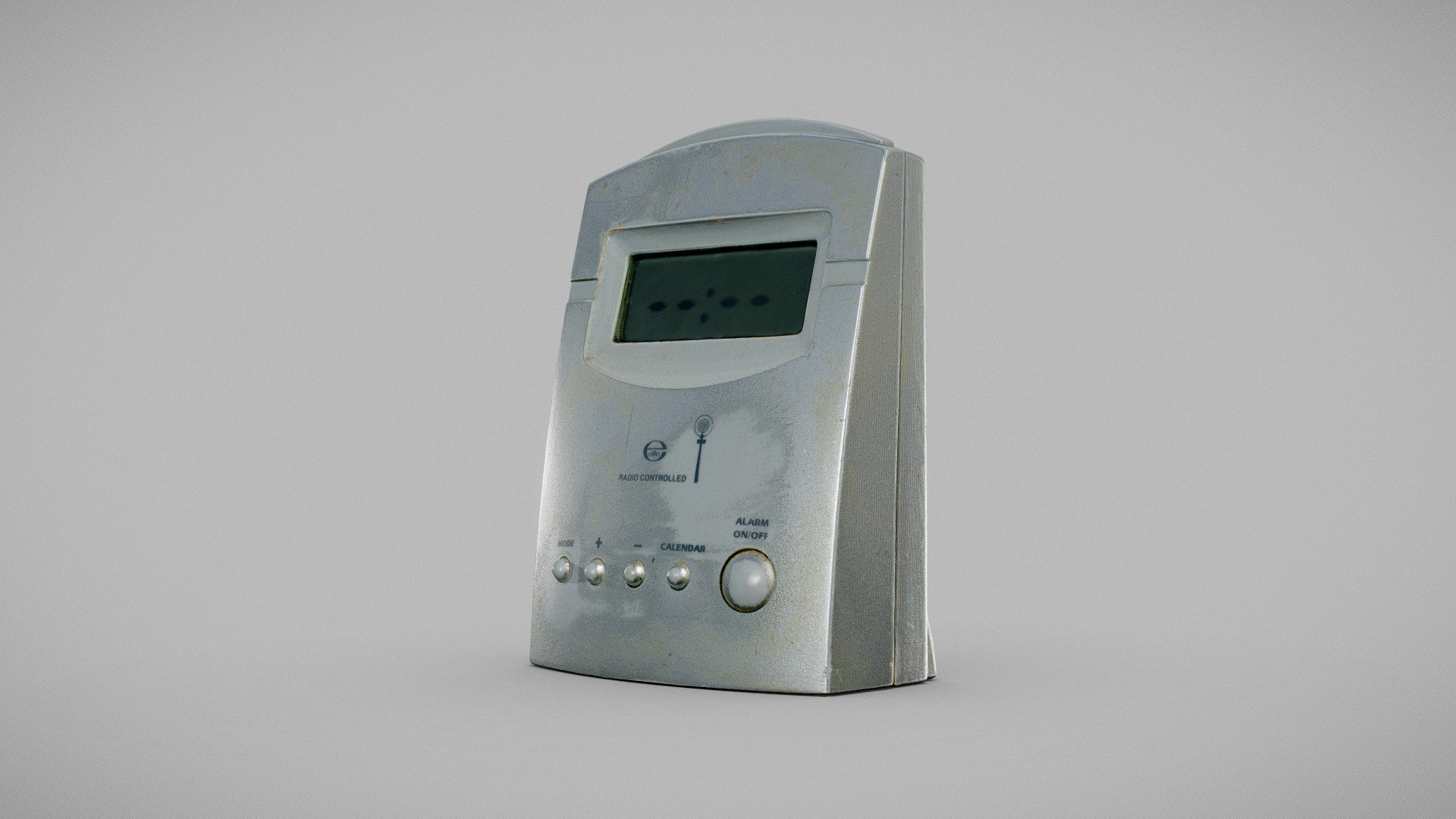 Old Digital Clock 3d model