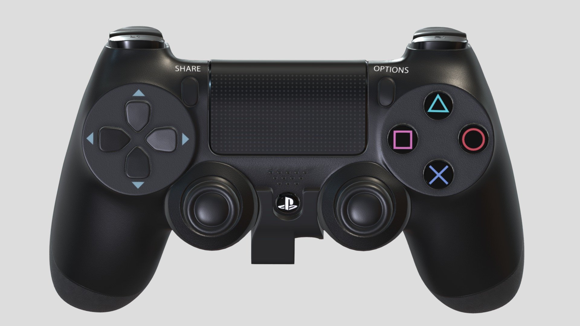 Paddle PS4 and PS4 Controller 3d model