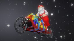 Cargo Bike (WIP-9) Christmas Scene Test