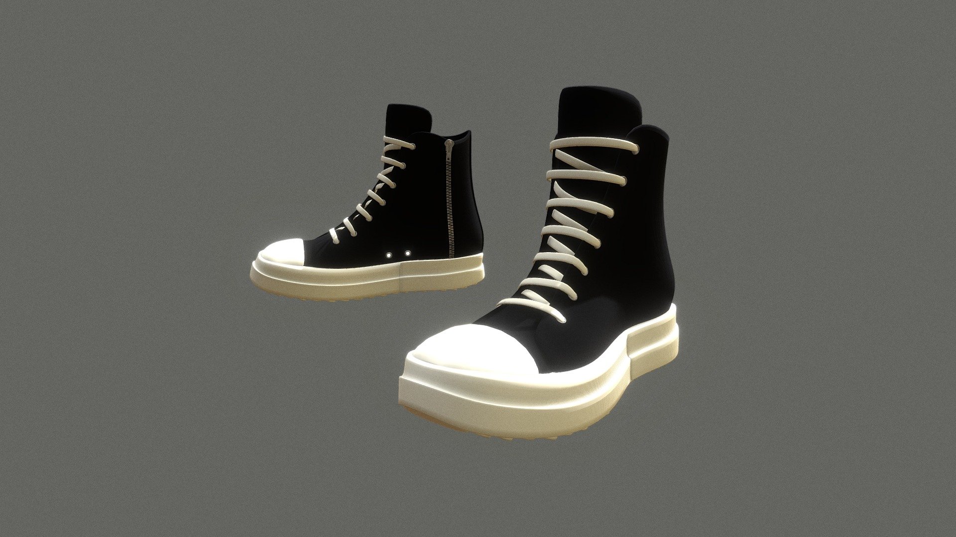 [LQ] Rick Owens Ramones Model 3d model