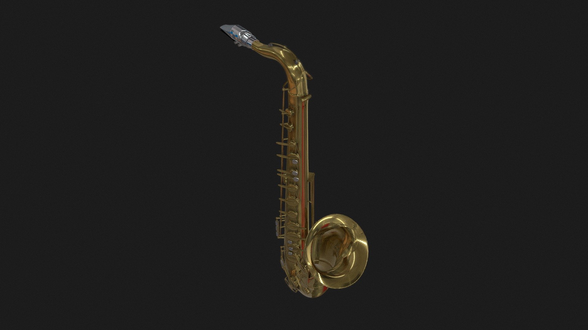 Saxophone 3d model