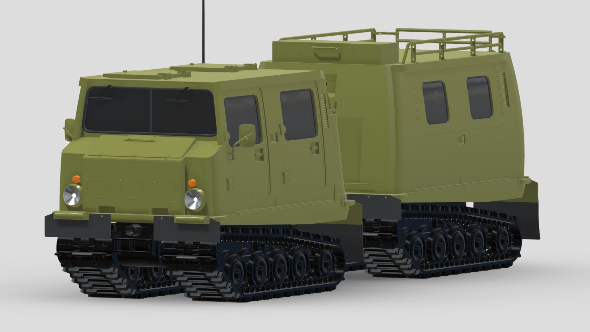 Bandvagn 206 3d model