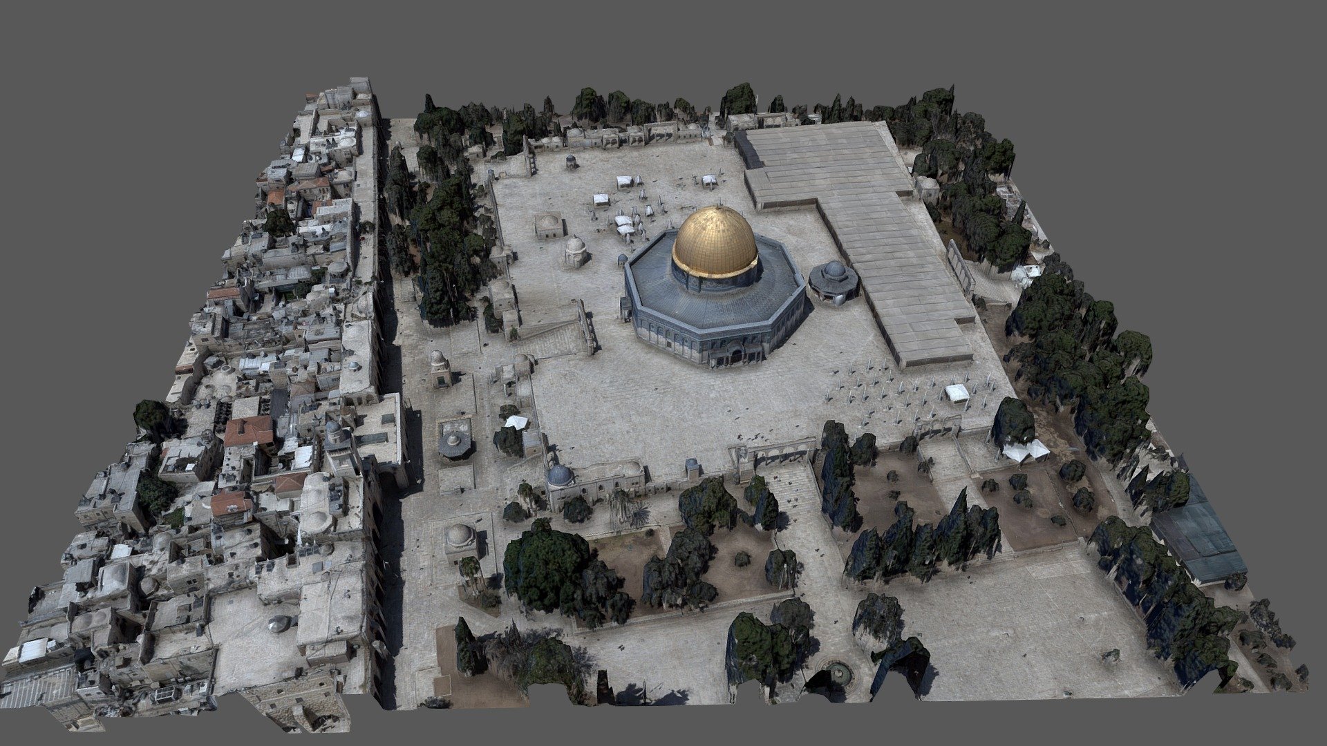 Dome of the Rock 3d model