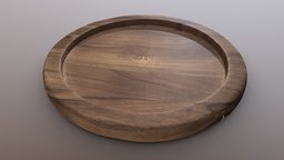 Small Wooden Plate