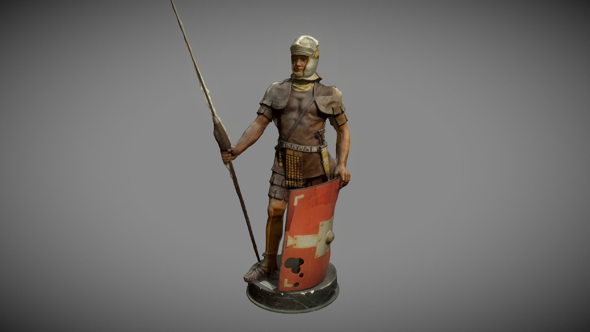 Roman legionnaire 3d model