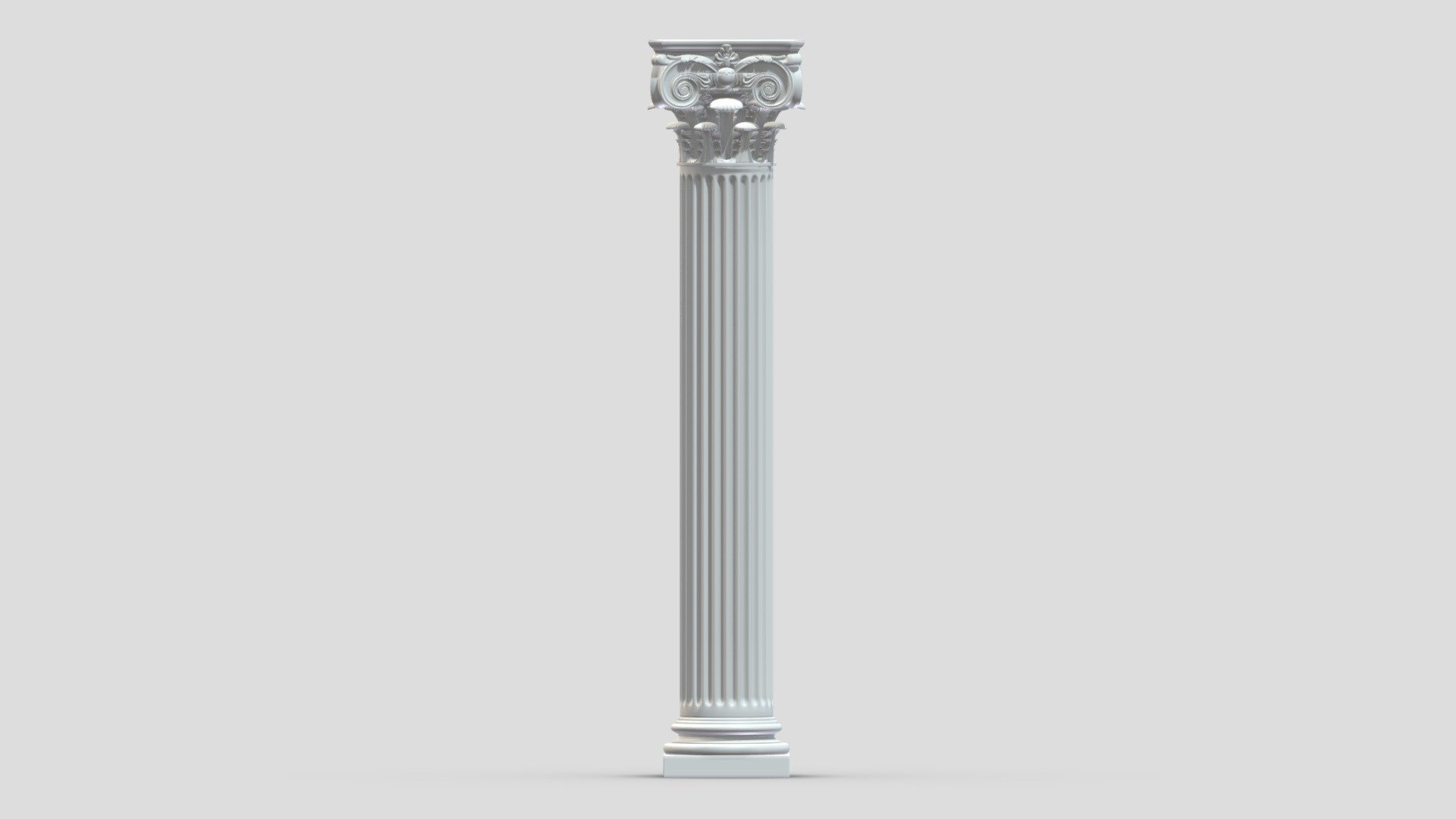 Modern Composite Column 3d model