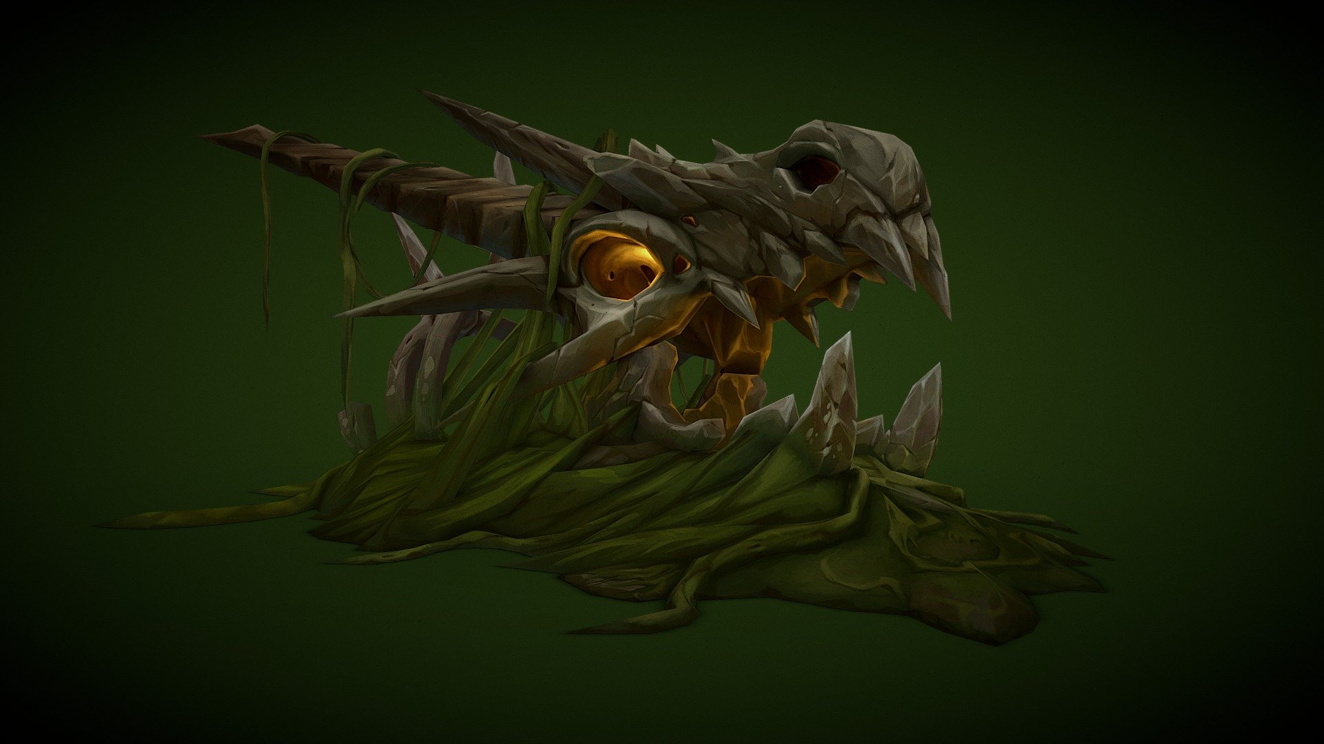 Dragon Skull 3d model