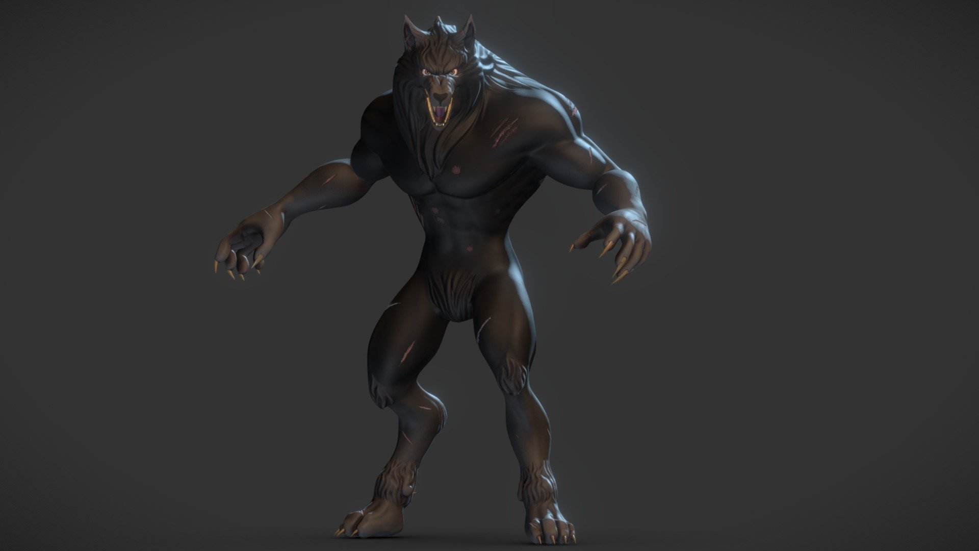 WereWolf 3d model