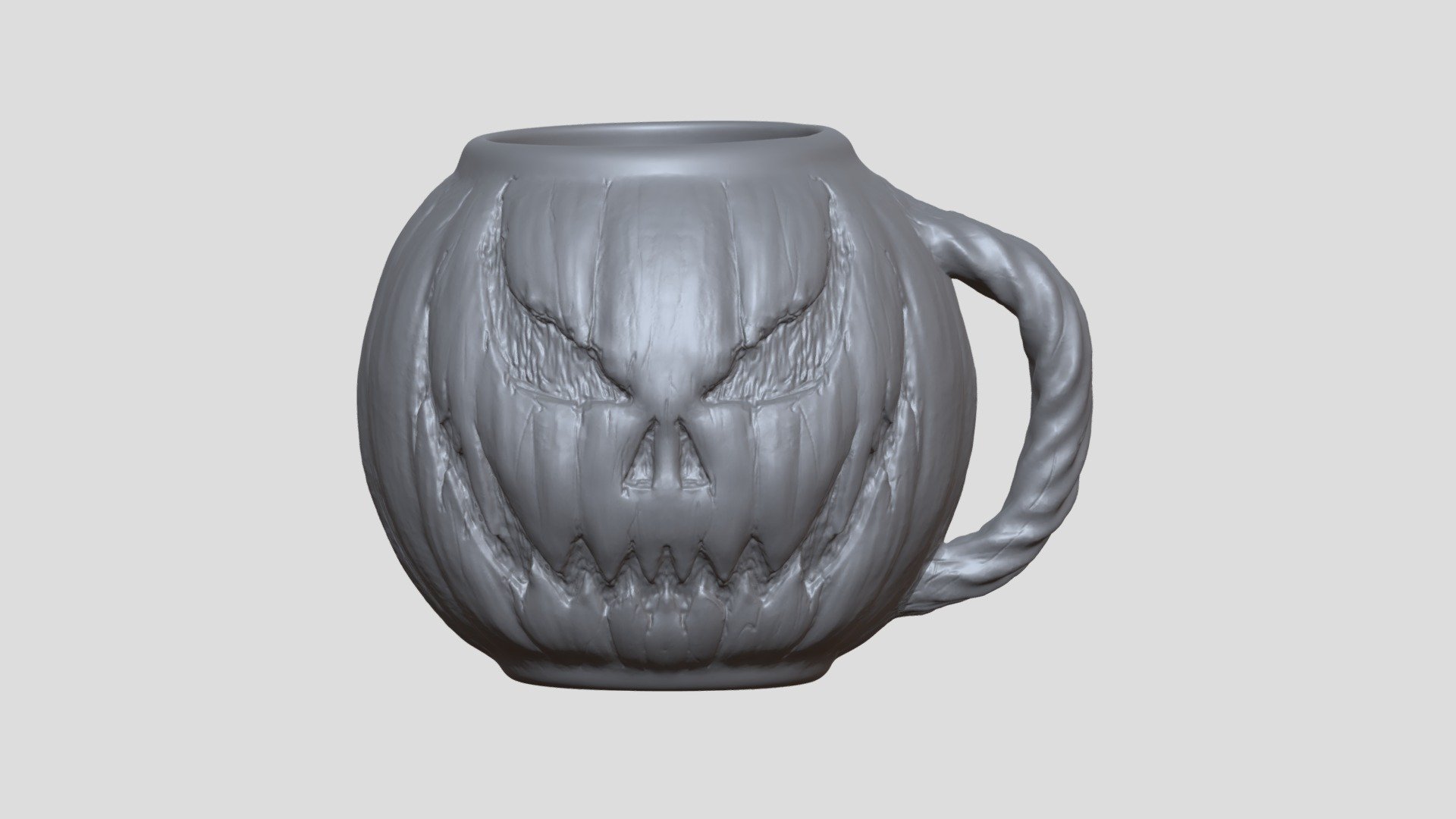 Mug Halloween 3d model