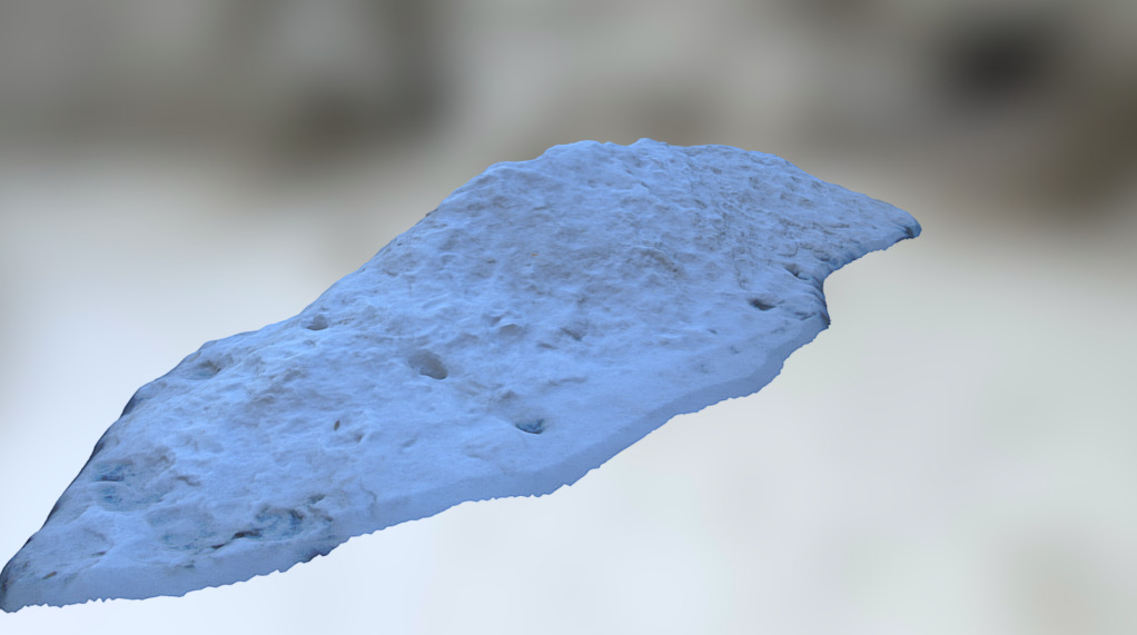 Medium Snow Pile 3d model