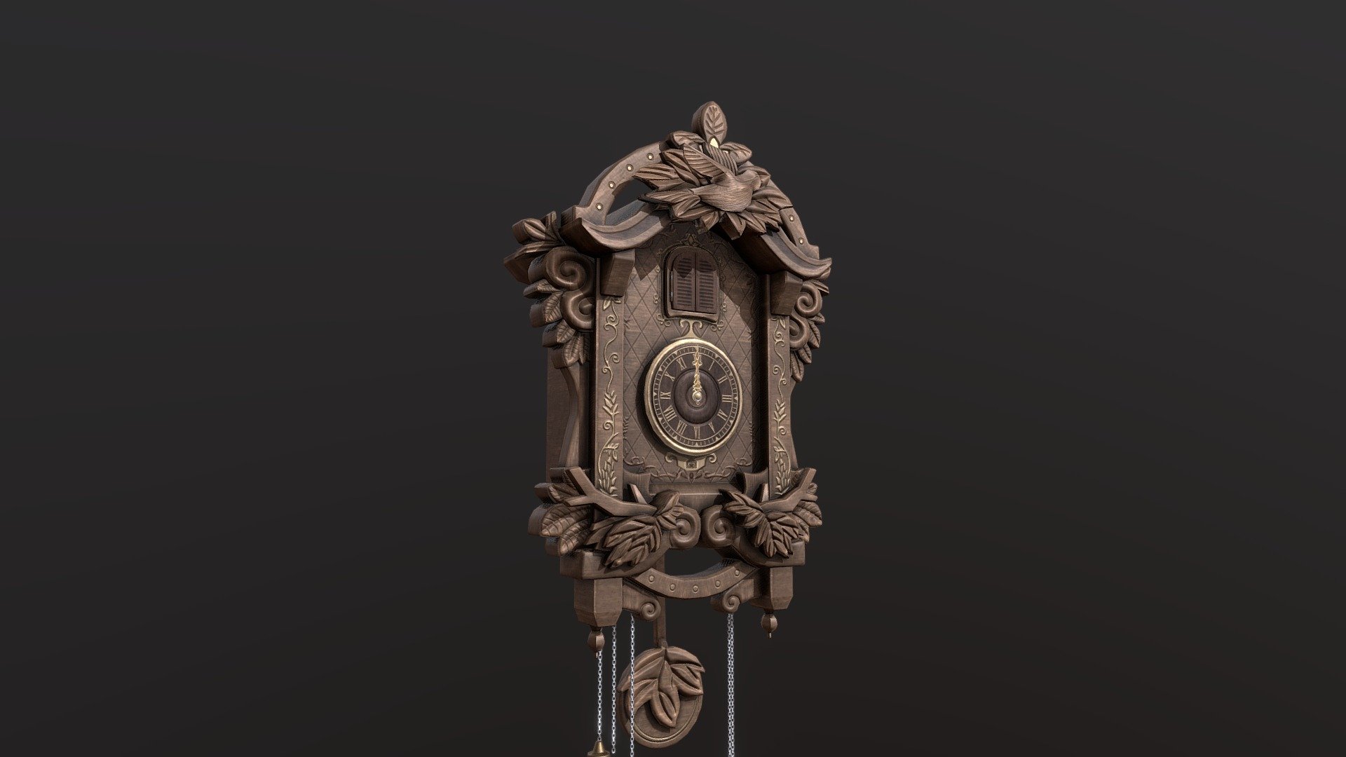 Decor Cuckoo Clock 3d model